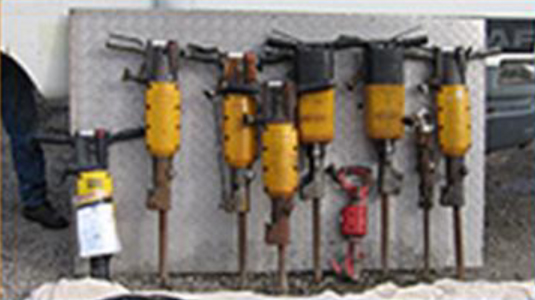 Jack Hammers - Electric, Construction Machinery Rental Services